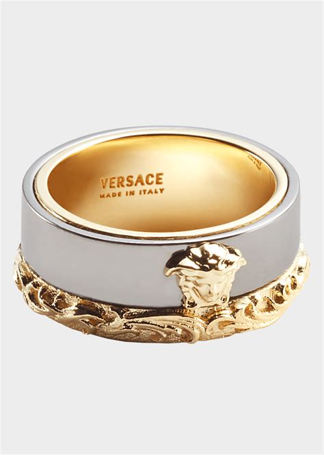 versace baroque band ring|Versace rings for women.